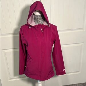Free Country Magenta Hooded Jacket M